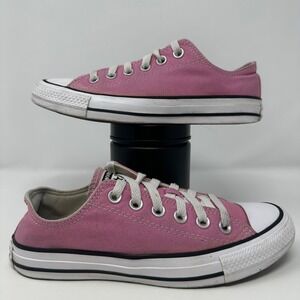 Converse All Star Low Top Sneakers Women's Size‎ 6.5 Pink Casual Canvas Shoes